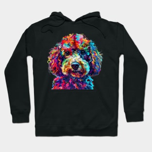 Poodle Colorfull Pop Art Design For Dog Onwer Hoodie